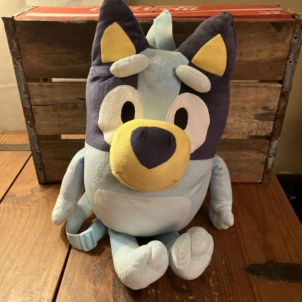 Limited Bluey Plush Mini 3D Backpack 18" 2023 Ludo Studio Official Merchandise